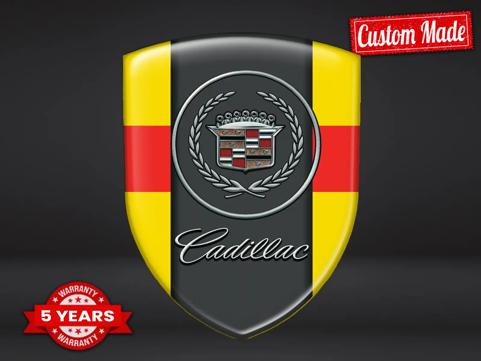 Cadillac Fensteraufkleber Luxus Exklusiv Auto Anpassbar